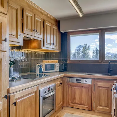 Apartment 3 Pieces Avec Balcon, Cheminee Et Parking - A 400m Des Pistes Et Du Golf, Mont D'arbois - Fr-1-453-254 *